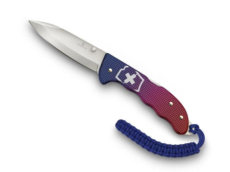COUTEAU VICTORINOX EVOKE ALOX ROUGE/BLEU