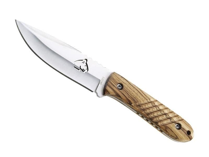 POIGNARD PUMA-TEC ZEBRANO 10CM INOX + ETUI